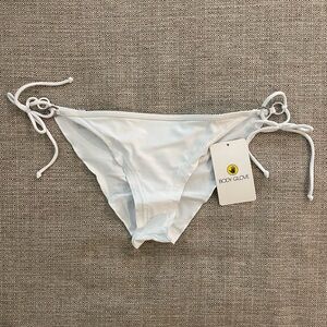 Body Glove Brasilia Bikini Bottoms Swimwear Women’s US Size L Snow White Sexy